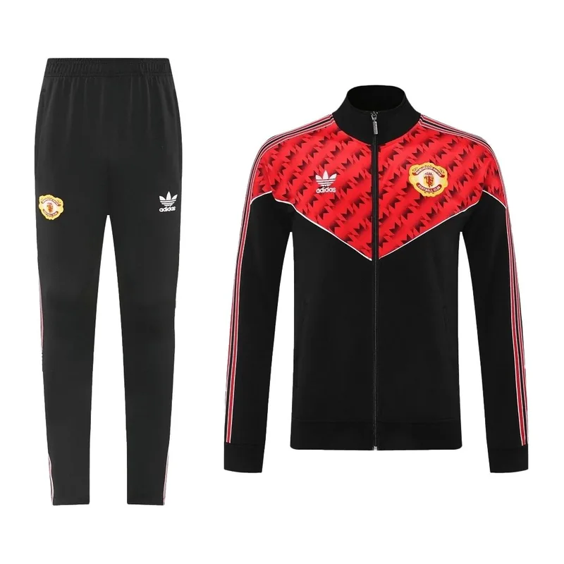 Manchester United 2025 Jacket Tracksuit 26 Red Black