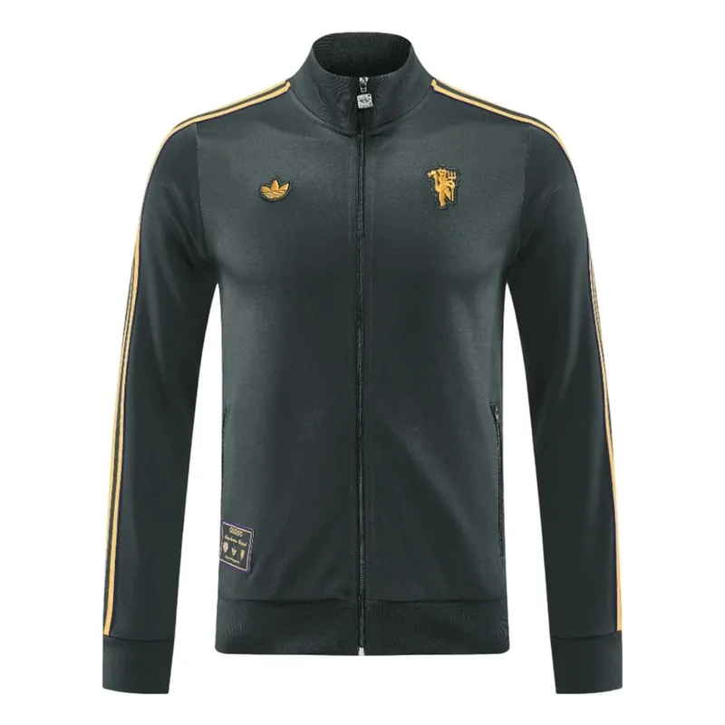 Manchester United 2025 Track Jacket 26 Black