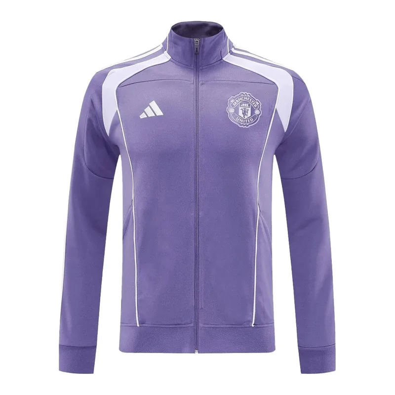 Manchester United Track Jacket 2025 26 Purple