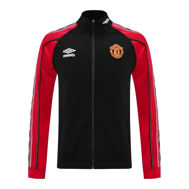 Manchester United Track Jacket 2025 26 Red Black
