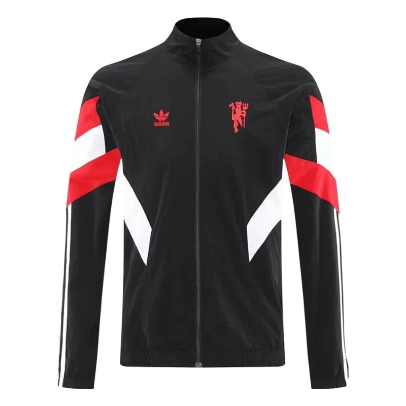 Manchester United 2025 Windbreaker Jacket 26 Black
