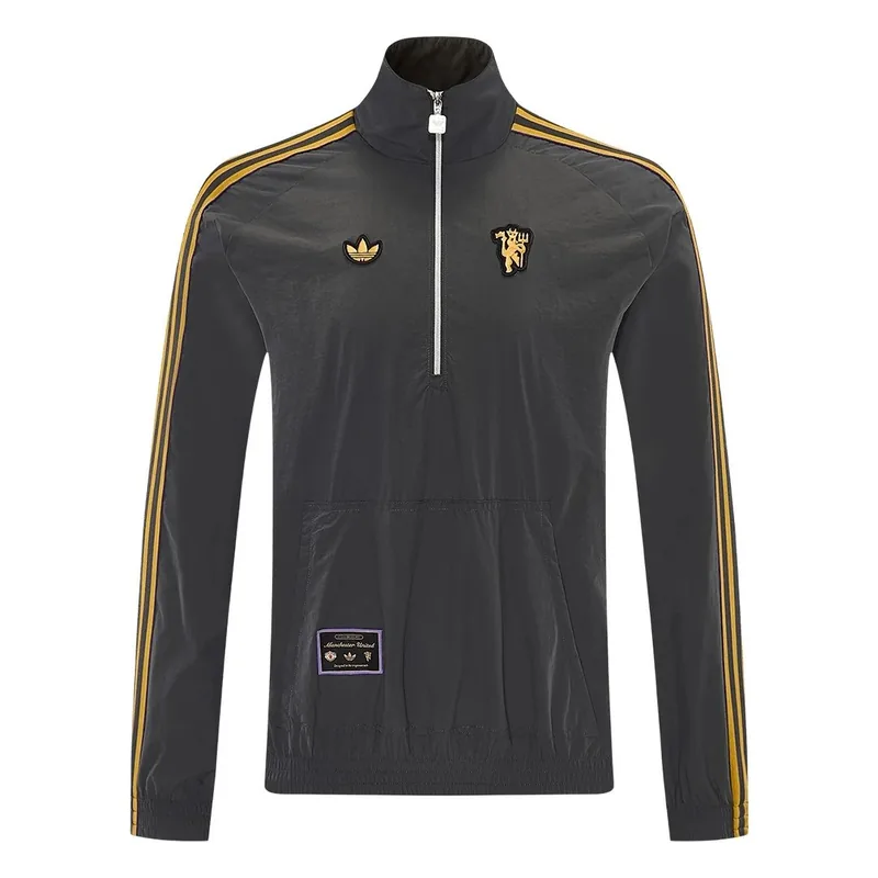 Manchester United 2026 Windbreaker Jacket Gray