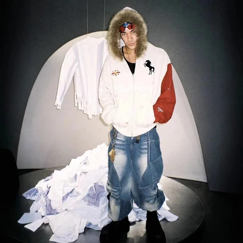 Marcelo Burlon White Horse Bomber Jacket