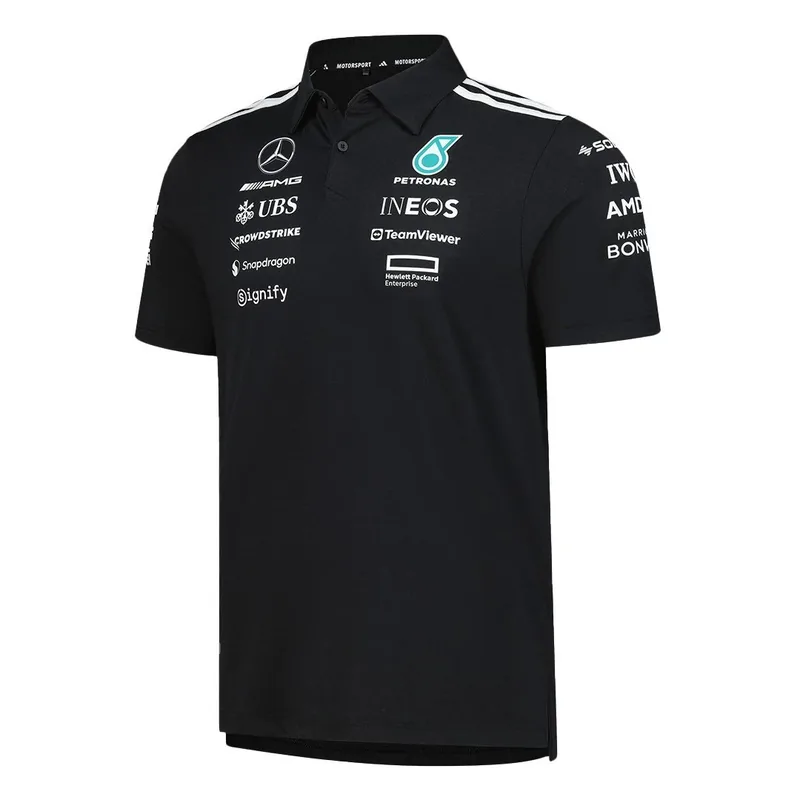 2025 Mercedes AMG Petronas F1 Team Polo Black