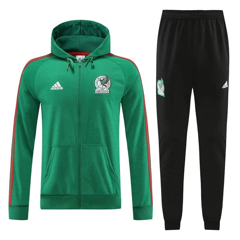 Mexico 2022 Hoodie Tracksuit 23 Green