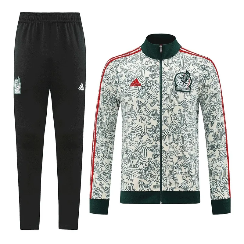 Mexico Jacket Tracksuit 2022 Cream Black