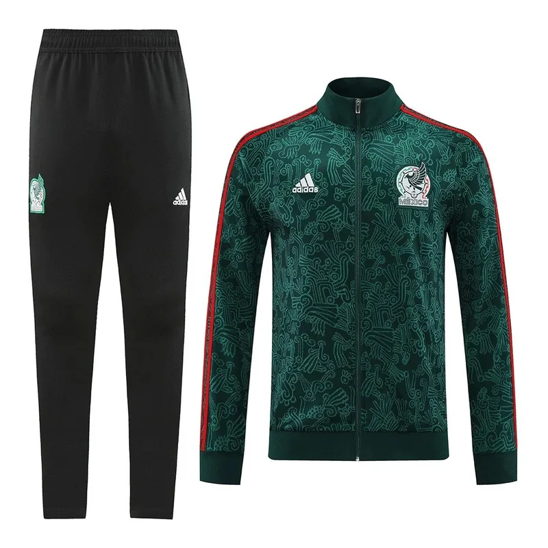 Mexico 2022 Jacket Tracksuit Green Black