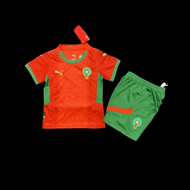 Morocco 2026 Home Jersey - Kids