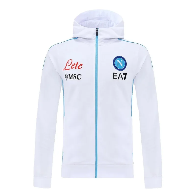 Napoli 2022 Hoodie Jacket 23 White