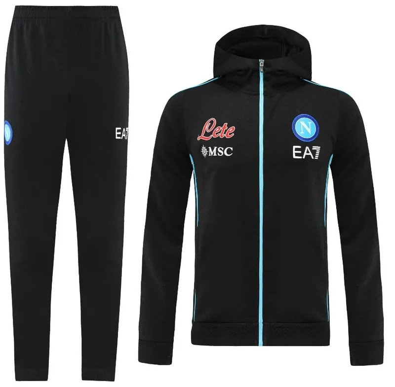 Napoli Hoodie Tracksuit 2021 22 Black — photo 1