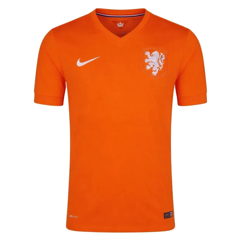 Netherlands 2014 Retro Home Jersey