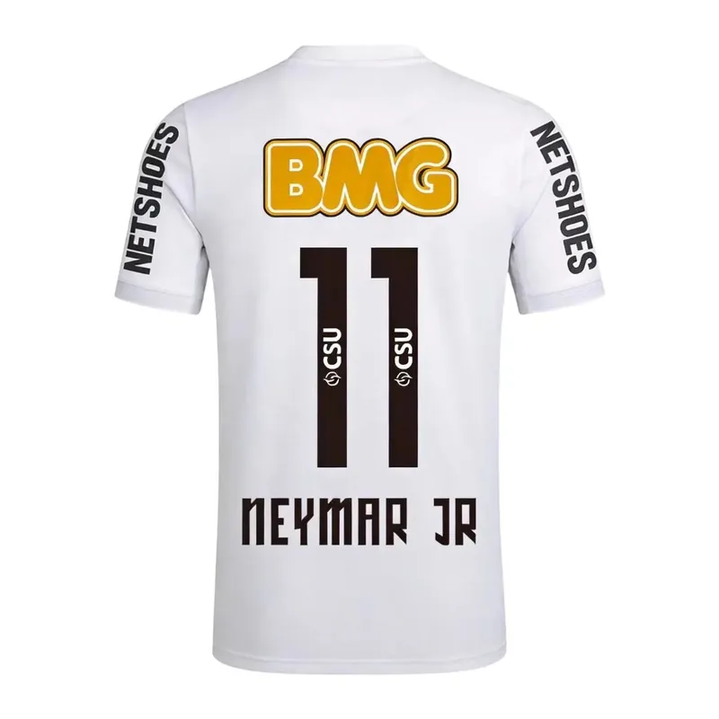 Santos 2012 Neymar Jr 11 FC Retro Home Jersey