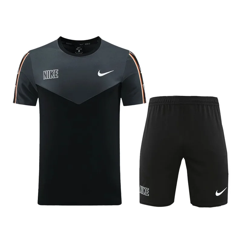 NK ND03 Customize Team Jersey Kit Shirt Short Black Gray — photo 1