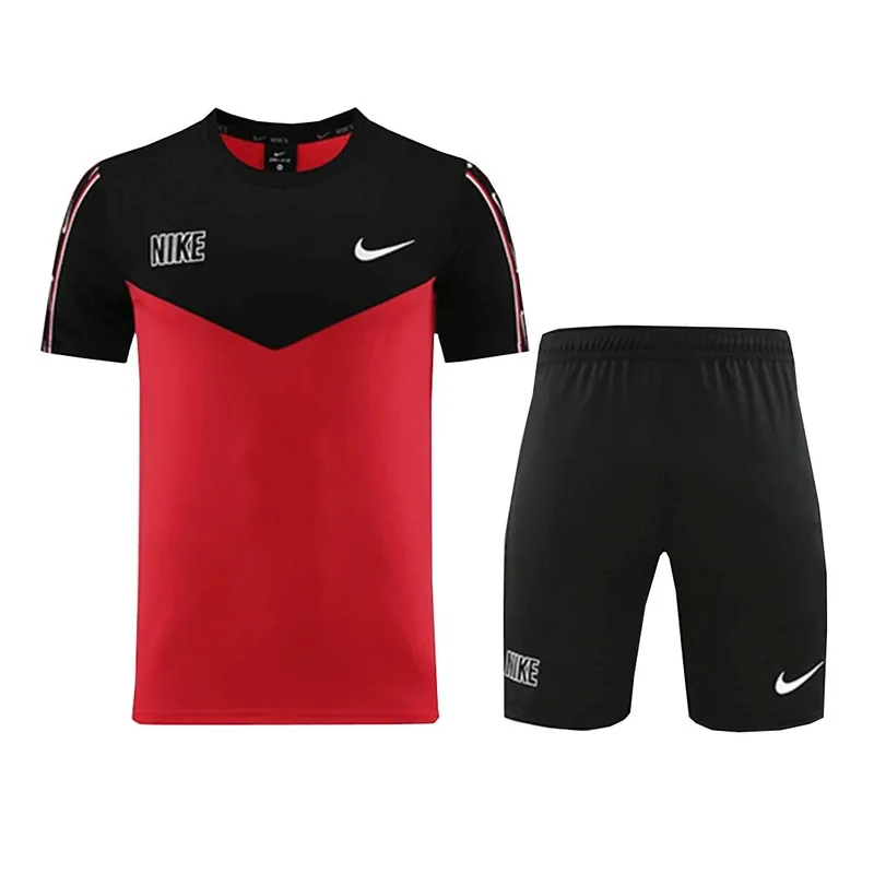 NK ND03 Customize Team Jersey Kit Shirt Short Red