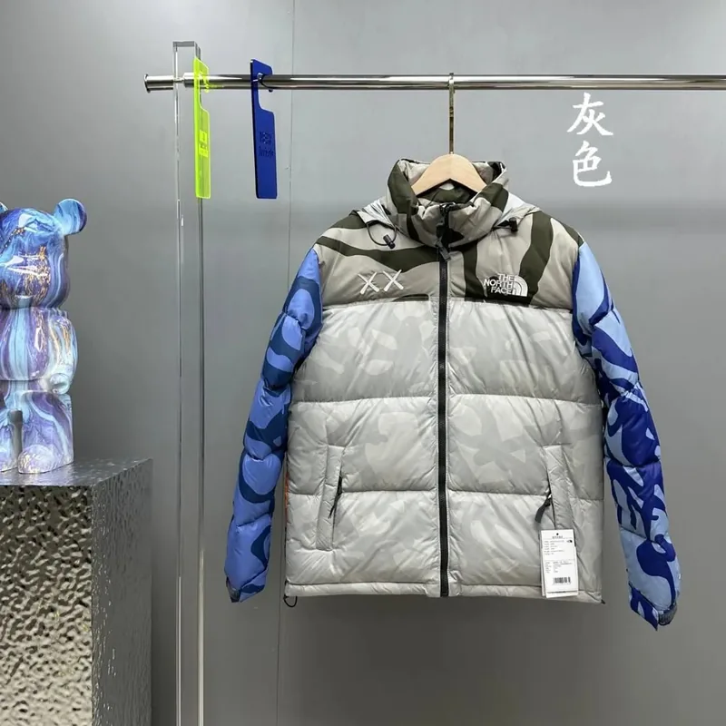 North Face Gray Down Jacket