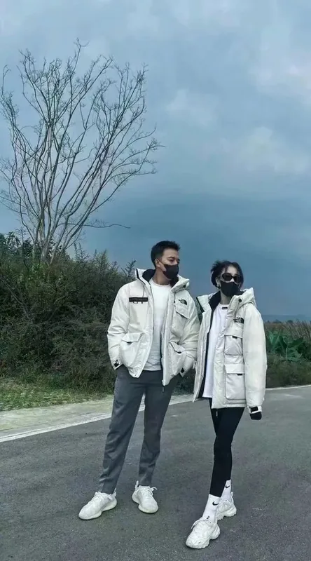 North Face White Down Jacket