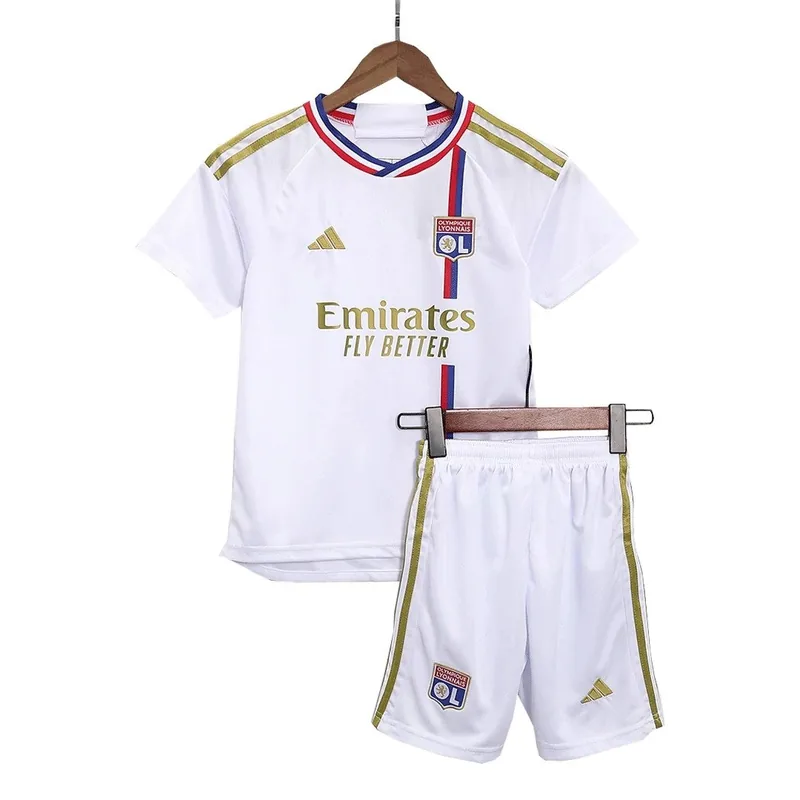 Lyon Olympique Lyonnais 23/24 Home Jersey - Kids