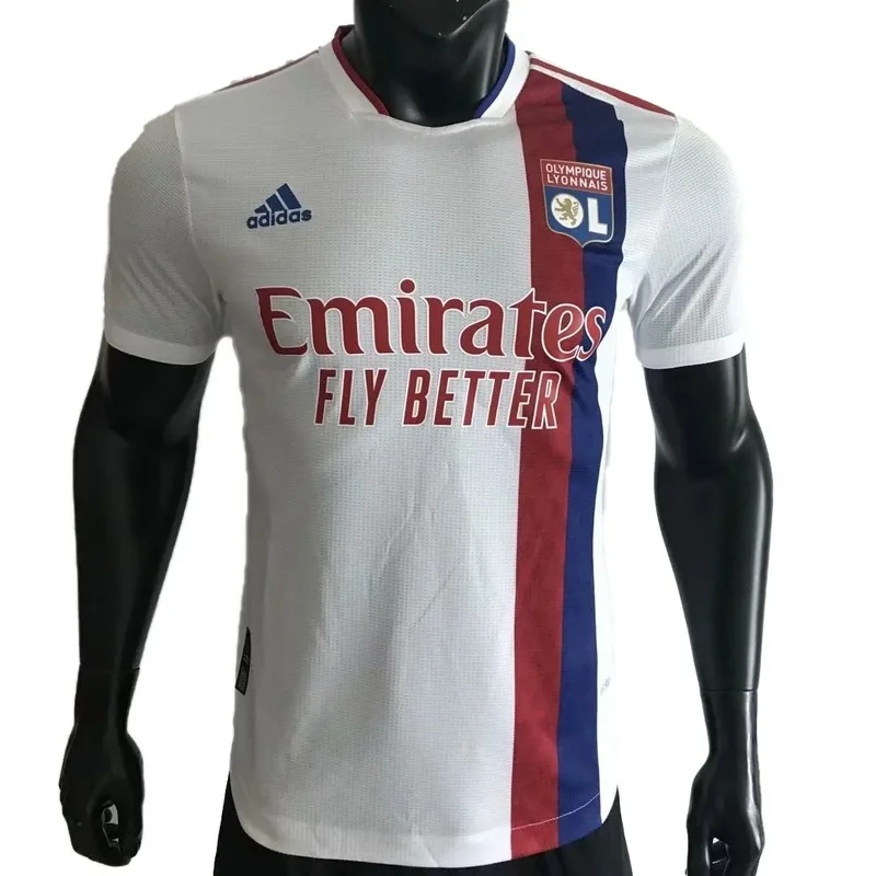 Lyon Olympique Lyonnais Authentic 21/22 Home Jersey (Player Version)