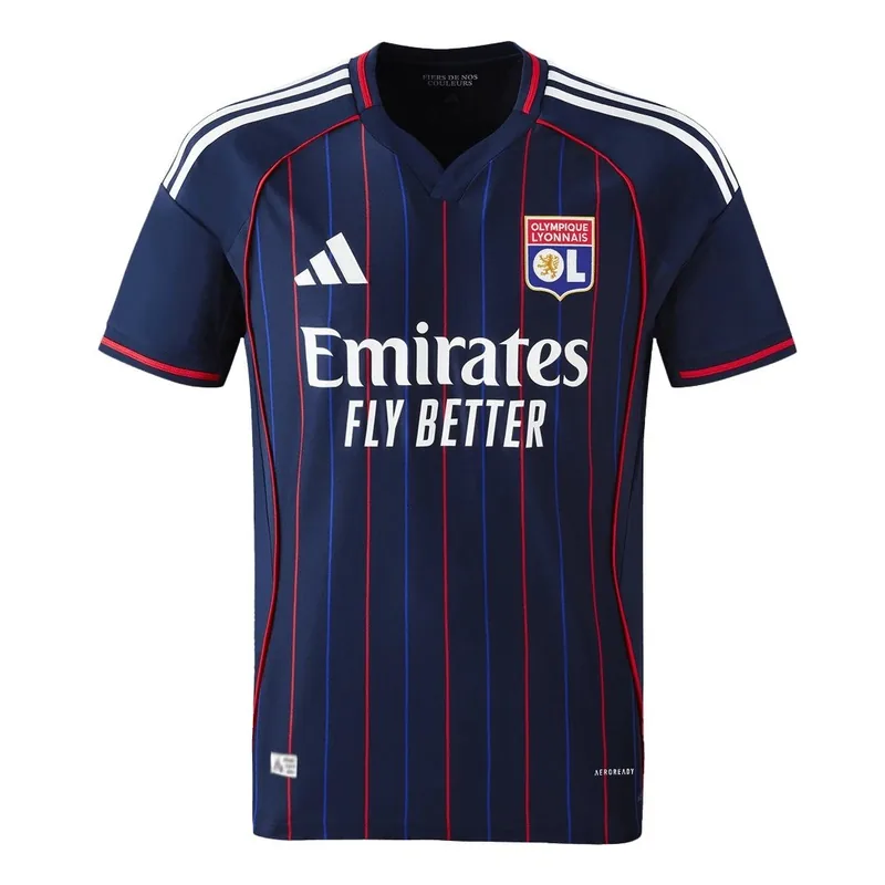 Lyon Olympique Lyonnais Authentic 25/26 Away Jersey (Player Version)