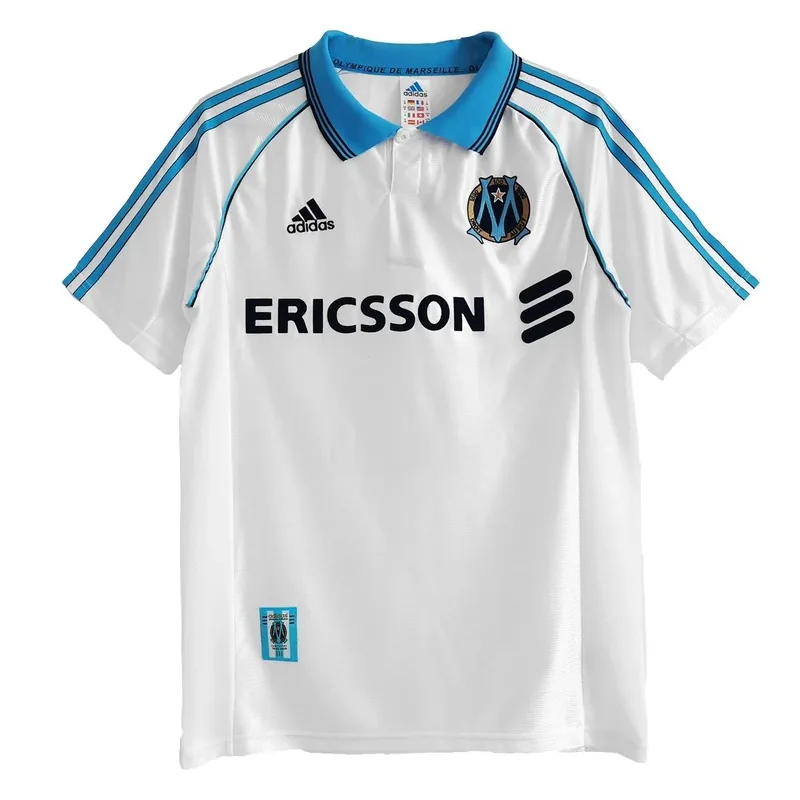Marseille 1998/99 Olympique Retro Home Jersey
