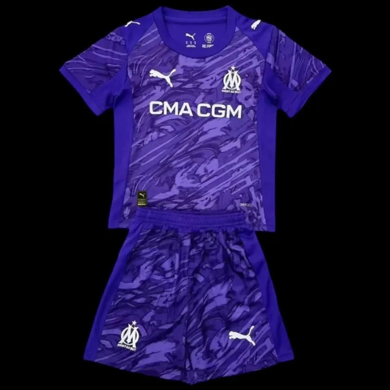 Marseille Olympique 25/26 Goalkeeper Jersey - Kids