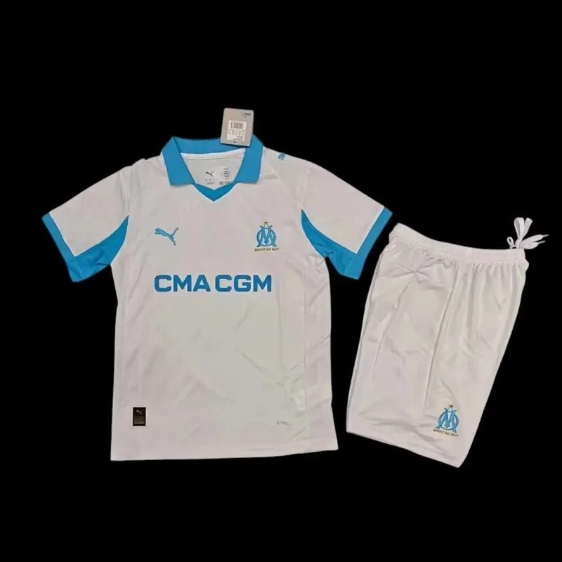 Marseille Olympique 25/26 Home Jersey - Kids