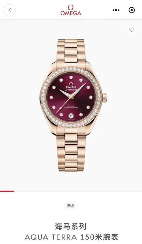 Omega Seamaster Quartz Ladies Watch 34mm Ver.B