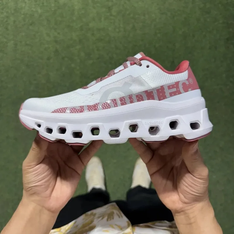 On Running Red Sneakers