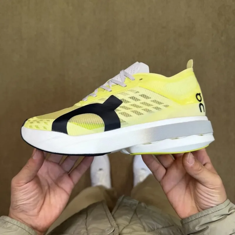 On Running Yellow Sneakers