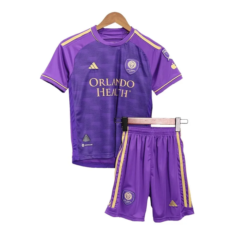2023 Orlando City Home Jersey - Kids