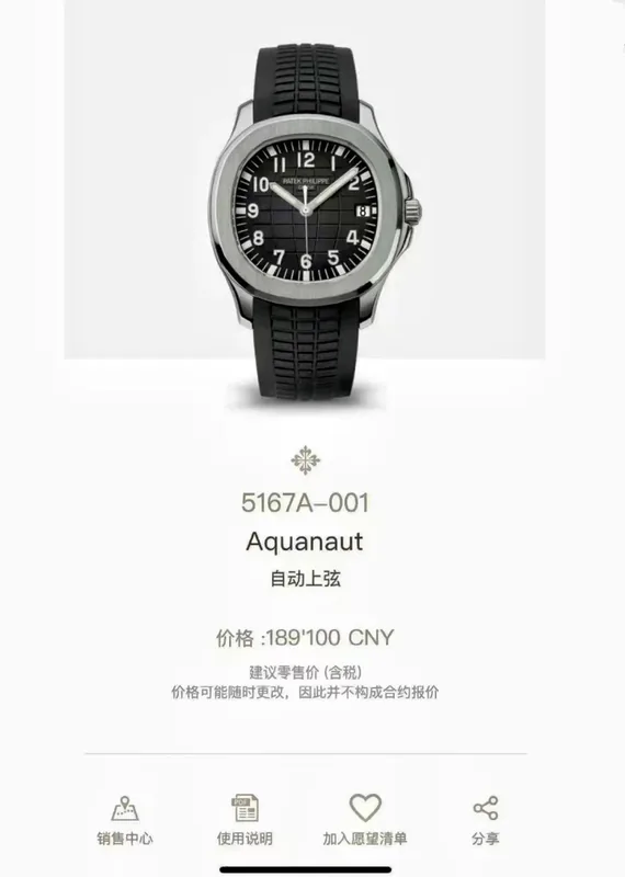 Patek Philippe Aquanaut Automatic Watch 40mm