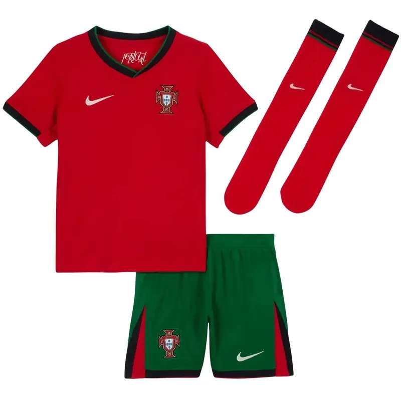 Portugal 2024 Home Jersey - Kids