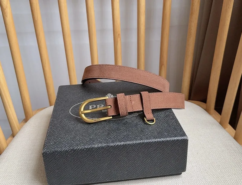 Prada Leather Belt Ver.D