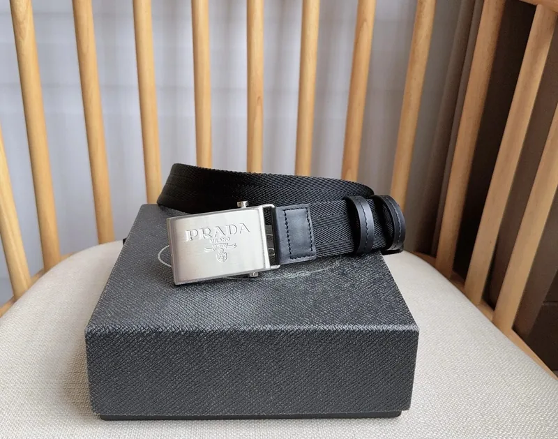 Prada Leather Belt Ver.J