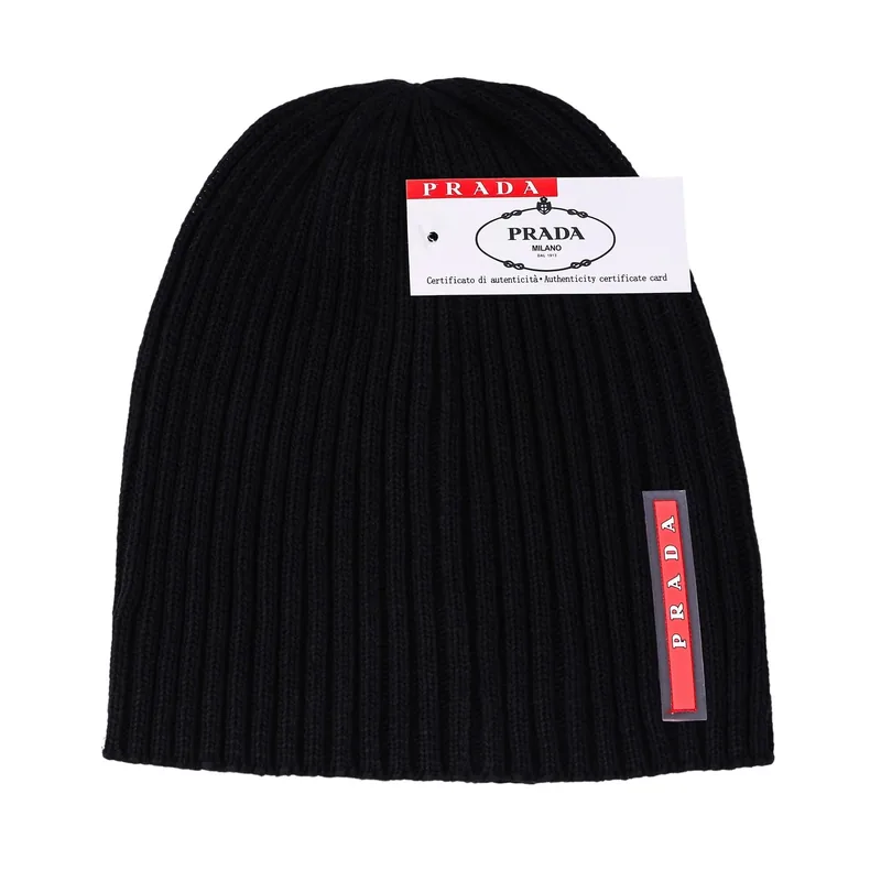 Prada Ribbed Beanie