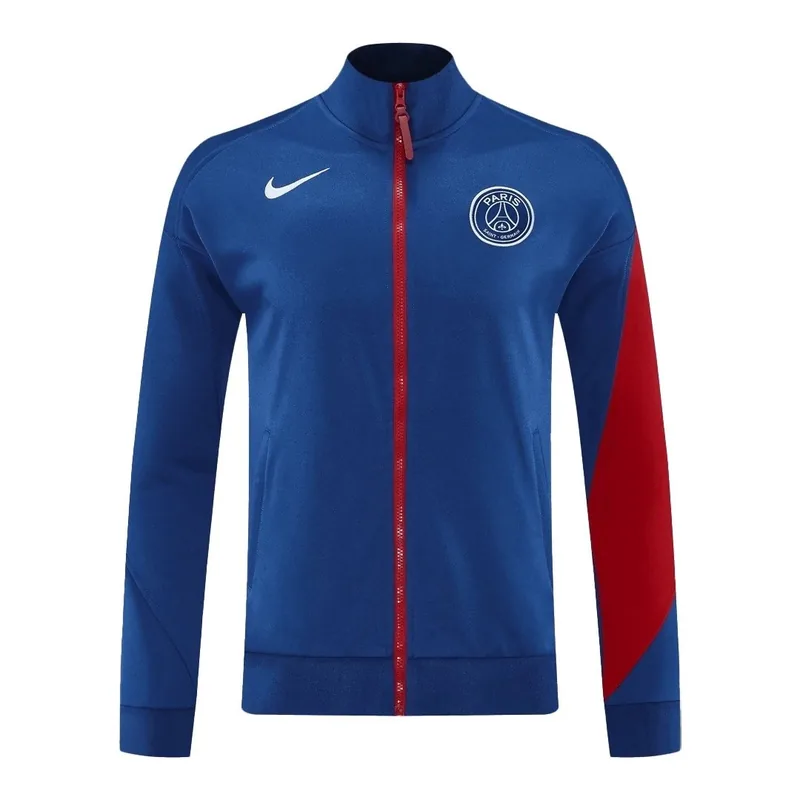 PSG Track Jacket 2025 26 Navy Red