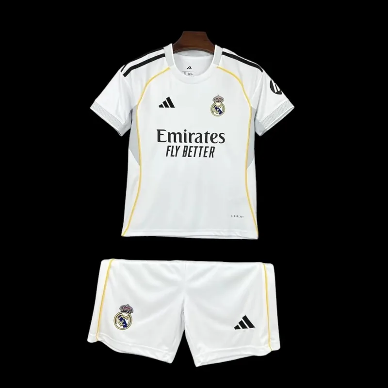 R.Madrid Home 25/26 – Kids Jersey