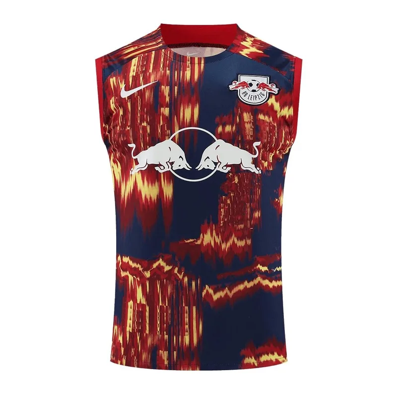 RB Leipzig 2023 Pre Match Sleeveless Top 24 Red Blue Jersey