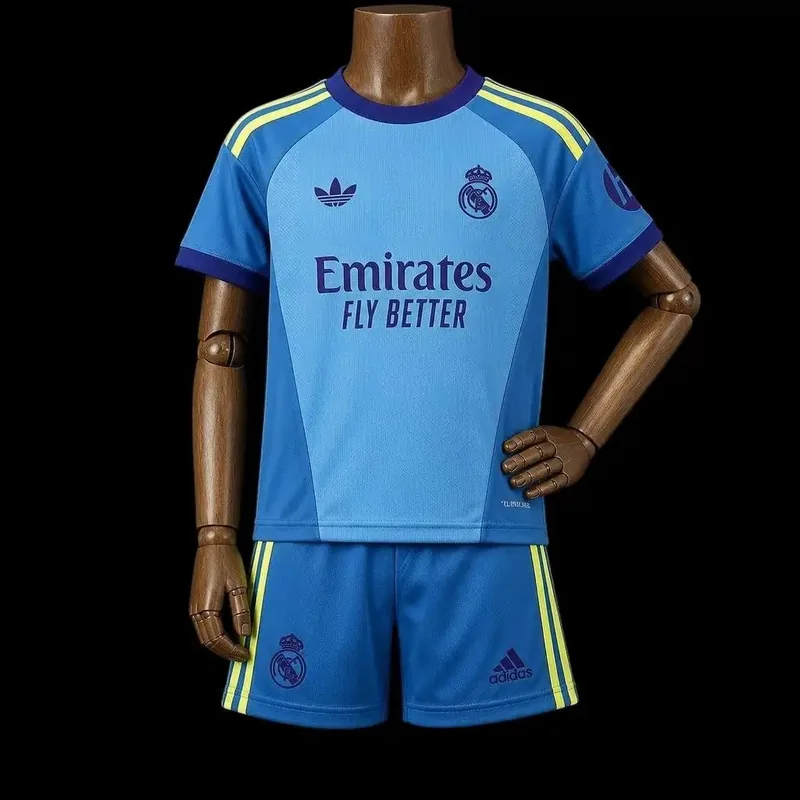 Real Madrid 26/27 Goalkeeper Jersey - Kids