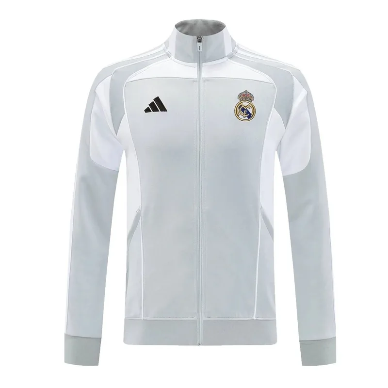 Real Madrid Track Jacket 2025 26 Gray — photo 1
