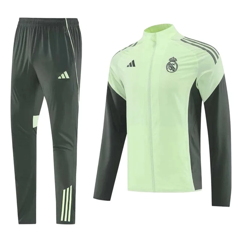 Real Madrid 2025 Tracksuit 26 Green