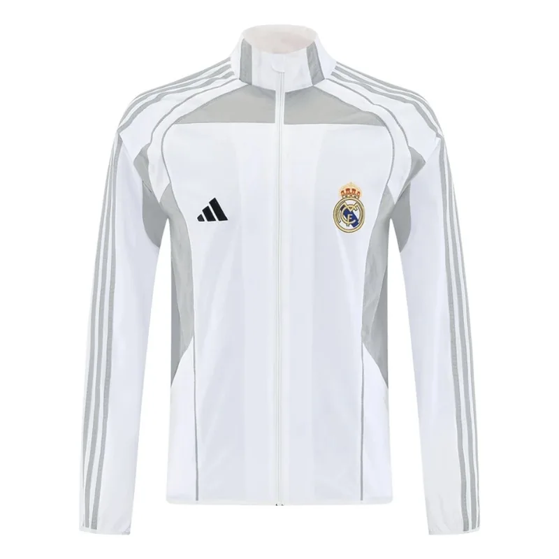 Real Madrid Windbreaker Jacket 2025 26 White