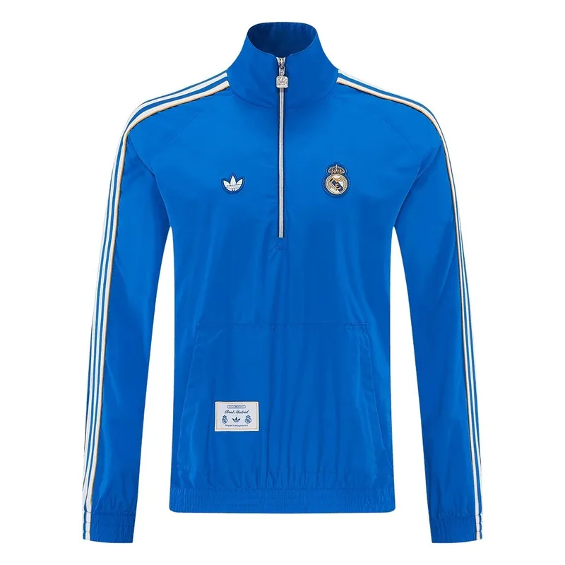 Real Madrid 2026 Windbreaker Jacket Blue