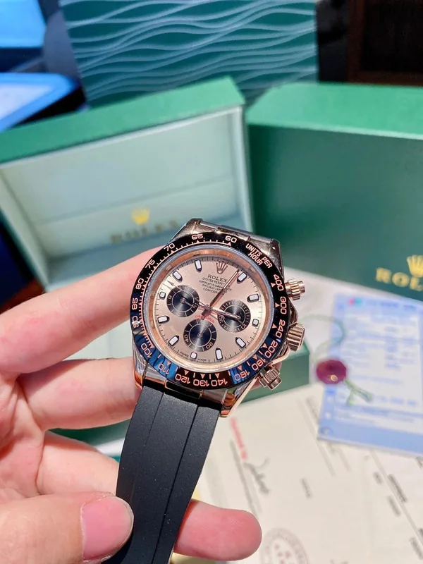 Rolex Daytona Rose Gold Automatic Watch