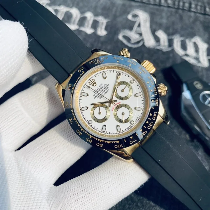 Rolex Daytona Rubber Automatic Watch 40mm