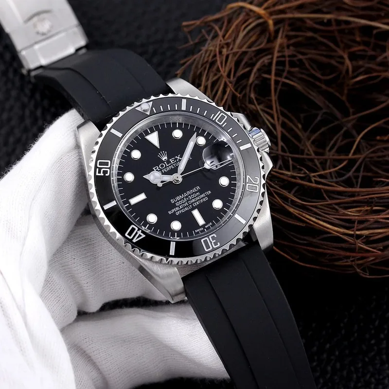 Rolex Submariner Rubber Automatic Watch