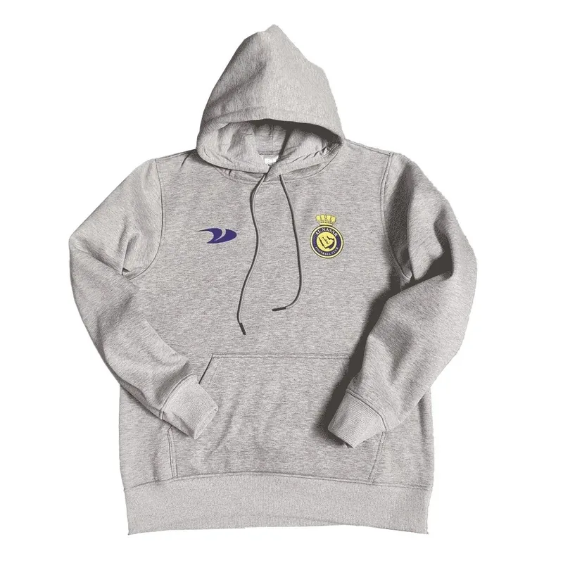 Al Nassr 2022 RONALDO 7 Sweater Hoodie 23 Gray