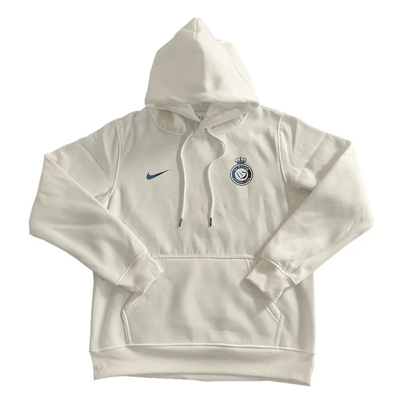 Al Nassr 2023 RONALDO 7 Sweater Hoodie 24 White