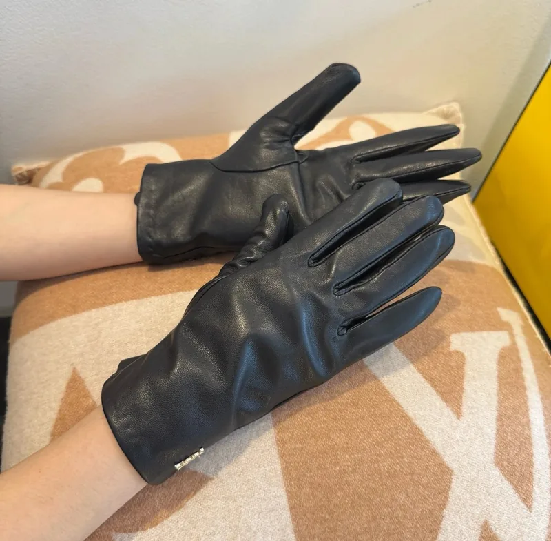 Saint Laurent Lambskin Cashmere Gloves Ver.B