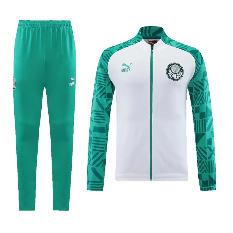 Palmeiras 2023 SE Tracksuit 24 White Green
